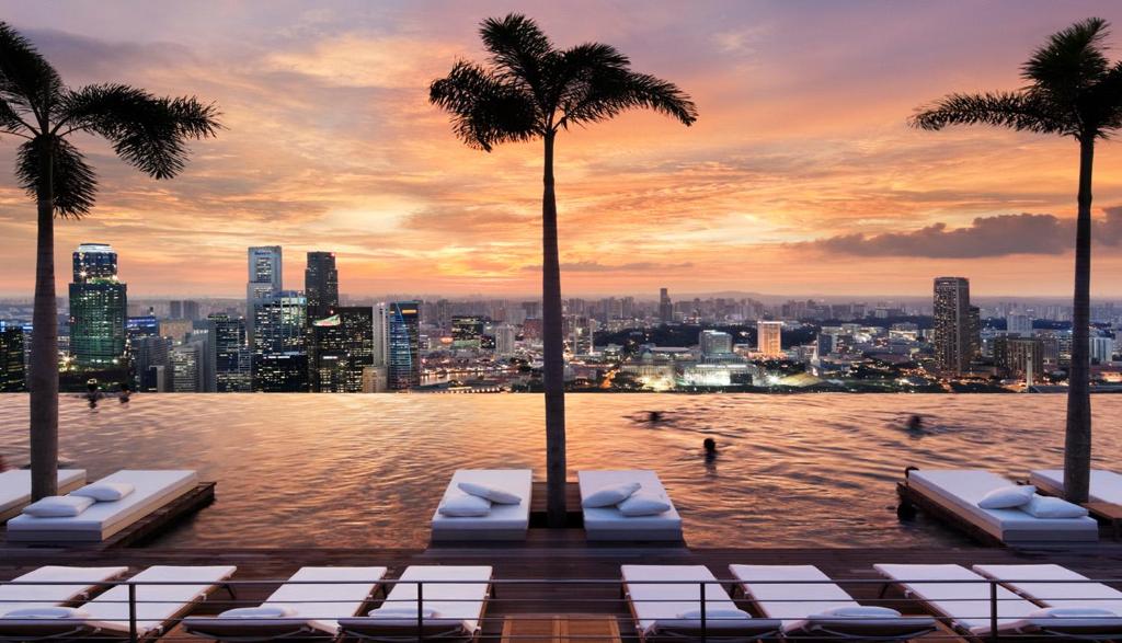 marina bay sands piscine