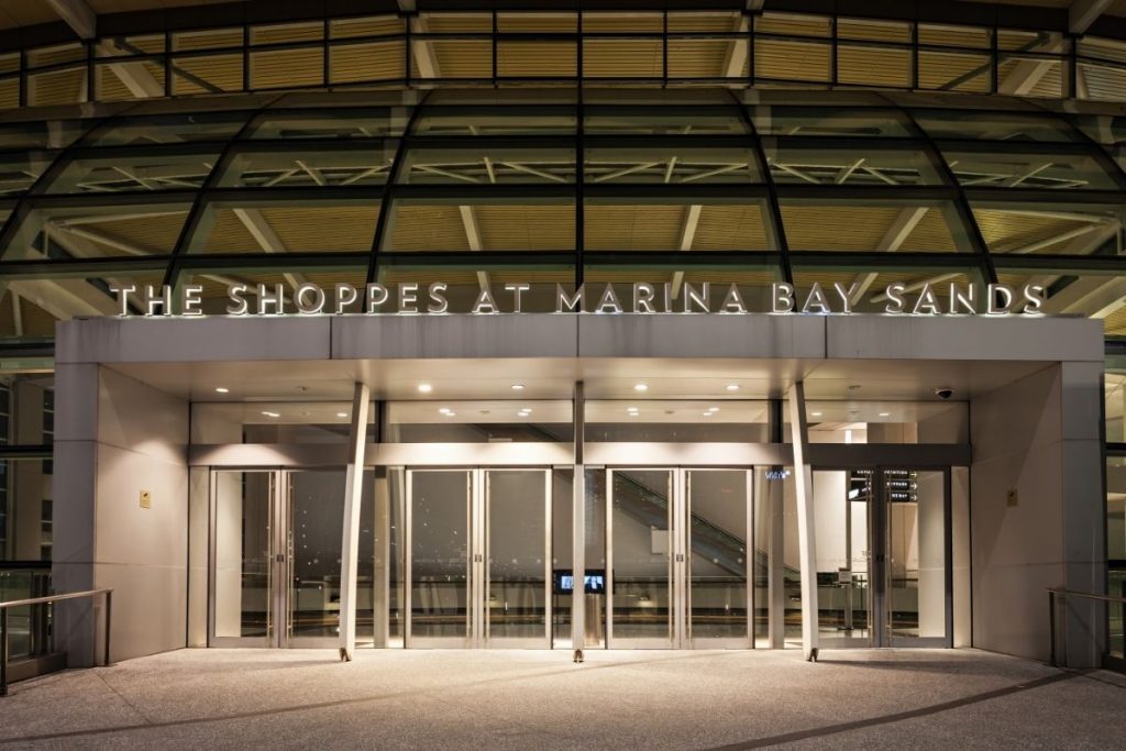 shoppes marina bay sands