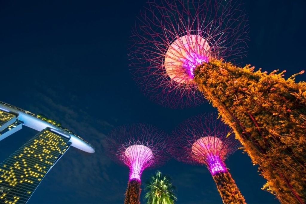 piscine gardens by the bay