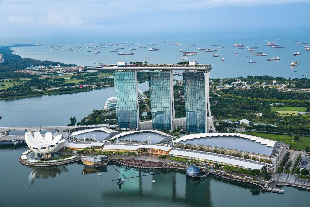 marina bay a singapour